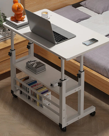 Bedside Table Liftable Computer Desk Minimalist Movable Computer Desk Portable Multi-functional Small Home Office Furniture