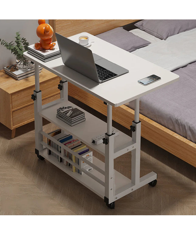 Bedside Table Liftable Computer Desk Minimalist Movable Computer Desk Portable Multi-functional Small Home Office Furniture