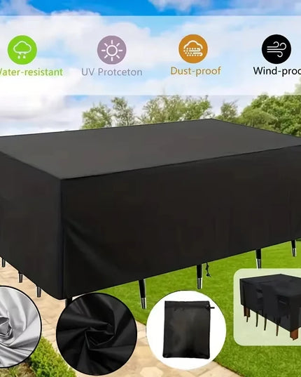 Terrace Patio Furniture Cover Waterproof 210d Furniture Cover, Suitable For Outdoor Sofa Set
