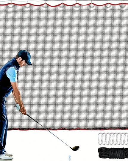 Golf Net、10x10Foot Golf Practice Net and Sports Net、High Impact Golf Hitting Barrier Net、Heavy Duty Golf Ball Net，