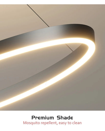 Modern LED spiral chandelier is suitable for living room dining room bedroom study villa home decoration lighting room decoratio