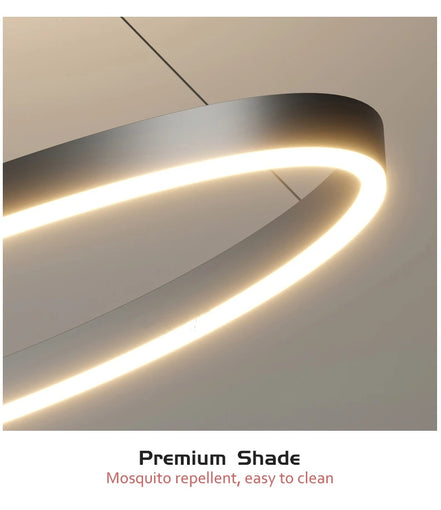 Modern LED spiral chandelier is suitable for living room dining room bedroom study villa home decoration lighting room decoratio