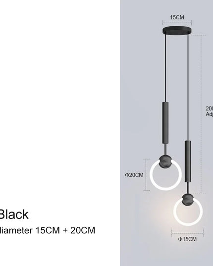 Modern Led Chandeliers Lighting Decoration Bedroom Dining Table Pendant Lights Living Room Kitchen Hanging Lamp Luxury Lustres