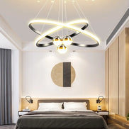 Modern led dining room chandeliers simple ring chandelier living bedroom Lights home indoor lighting decorative Pendant Lamps