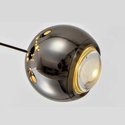 Modern LED Crystal Chandelier Art Decor Ball Long Hanging Lamps for Staircase Minimalist Round Gold Creative Lighting Fixtures