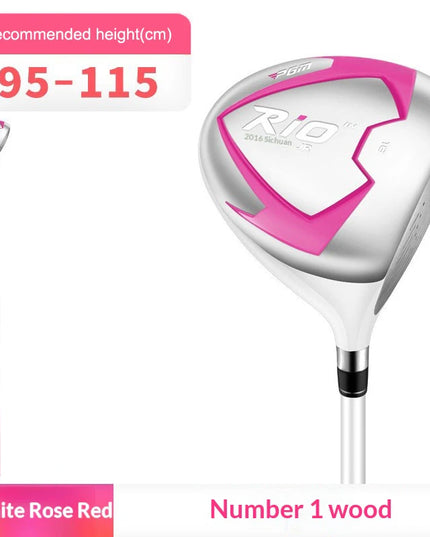 PGM Children's Golf Clubs - Large Volume 1 Wood for Kids, Boys, Beginners, Girls, Teenagers, Graphite Shafts JRMG017