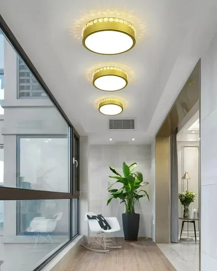 Modern Led Chandelier 12w Small Round Ceiling  Lamp For Living Room Dining  Kitchen Corridor Aisle Star  Lights