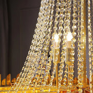 Modern Chandeliers for Living Room Chandelier Luxury Crystal Chandelier Ceiling Lights Lustre Salon Loft Pendant Lighting Lamps