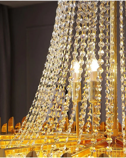 Modern Chandeliers for Living Room Chandelier Luxury Crystal Chandelier Ceiling Lights Lustre Salon Loft Pendant Lighting Lamps