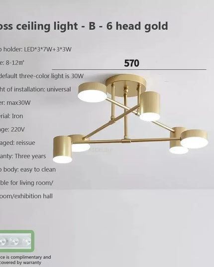 Modern LED Ceiling Chandelier White 6 Heads Hanging Lamp Light  For Ceiling Dining Living Rooms Bedroom Hall Home Decor Fixtures