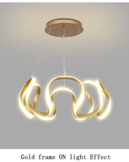 Modern Stylish Lustre LED Chandelier Art Design Pendant Light Living Kitchen Ceiling Lamps Home Room Decoration Lighting Fixture