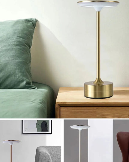 LED Table Lamp USB Rechargeabl Portable  Touch Sensor Desktop Night Light Bedroom Night Light Reading Lamps Decor Light