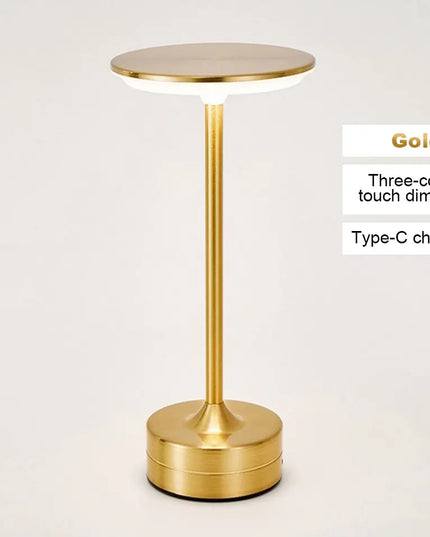 LED Table Lamp USB Rechargeabl Portable  Touch Sensor Desktop Night Light Bedroom Night Light Reading Lamps Decor Light