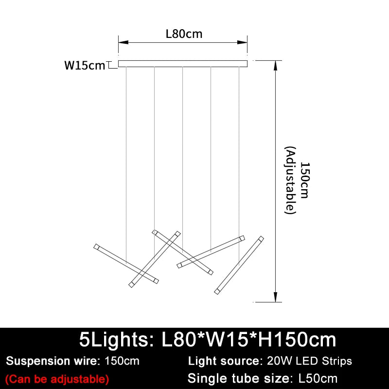 Modern Home Decoration Led Ceiling Chandelier Kitchen Stairs Lighting Lamp Living Room Decor Designer Chandeliers Dining Loft