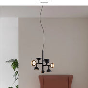 Postmodern chandelier Restaurant Creative danish designer light  Living Room Simple LED Indoor bedroom aesthetic lights