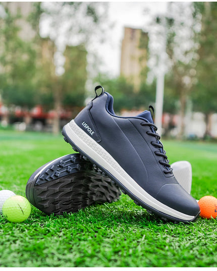 2025 Comfortable Golf Shoes Men Big Size 39-48 Professional Golf Spikeless Sneakers Non-Slip Waterproof Golfer Walking Footwear