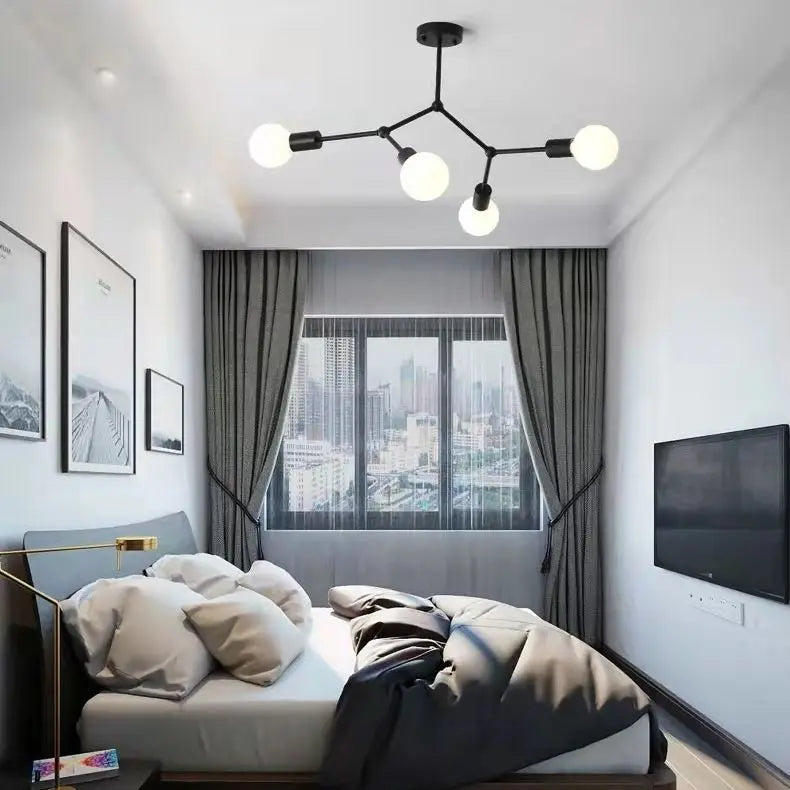 Modern Loft LED Chandelier Light Tree Branch Chandelier Lamp Decorative Chandelies Ceiling Hanglight for Kitchen Living Room