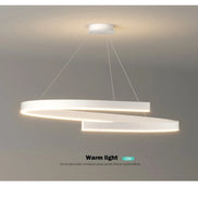 Modern LED spiral chandelier is suitable for living room dining room bedroom study villa home decoration lighting room decoratio