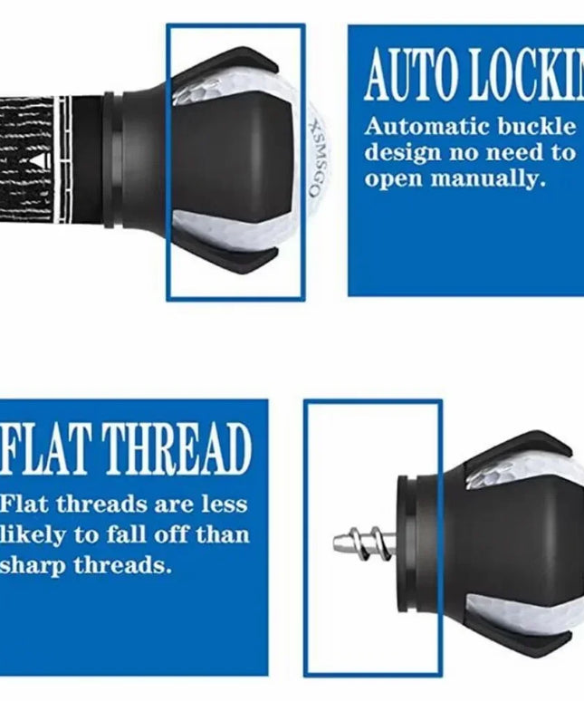 G olf Balls Picker Ball Pick up Clamp Rubber Zinc Alloy Golf Supplies G olf Accessories Convenient Practical G olf Training Aids