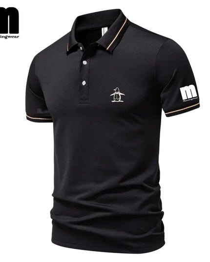Golf Clothing 2026 Summer New Luxury High Quality Fast Drying Fashion Men's and Women's Sports Short Sleeve Top Golf Polo Shirt