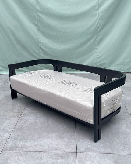 Outdoor Furniture Garden Aluminum Outdoor Sofa Living Single Sofa and Ottoman Set