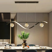 New Modern Led Chandelier For Living Room Dining Room Kitchen Ceiling Pendant Lights Nordic Minimalist Dining Tables Lamps