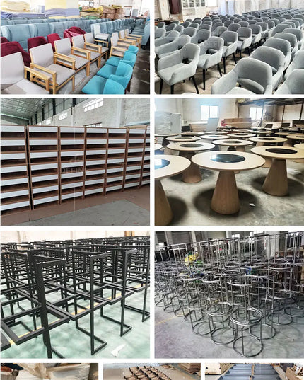 Hotel Supplier 5 Star Modern Sofa Booth Seating Light Luxury Hotel And Restaurant Furniture Set