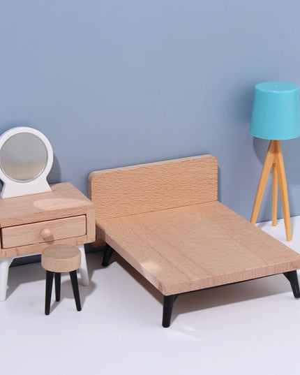 1:12 Scale Sofa Bed Wardrobe TV Cabinet Micro  Scene Model Dollhouse Miniature Furniture Playing House Landscape Dolls Accessory