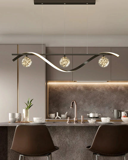New Modern Led Chandelier For Living Room Dining Room Kitchen Ceiling Pendant Lights Nordic Minimalist Dining Tables Lamps