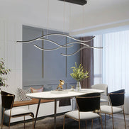 Modern Minimalist Led Chandelier Creative Personality Dining Room Bar Pendant Light Lighting Kitchen Hanging Lamp Lustre Fixture