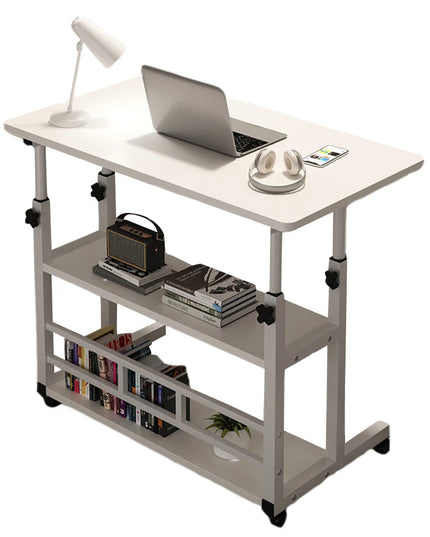 Bedside Table Liftable Computer Desk Minimalist Movable Computer Desk Portable Multi-functional Small Home Office Furniture