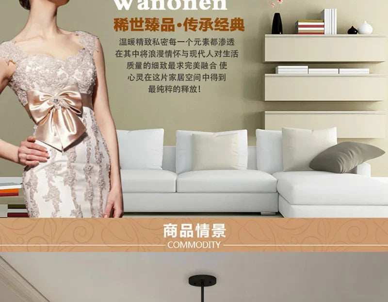 Modern Chandelier  Industrial  Living Room Black E27 Hotel Hall Home Decor Parlor Retro Simple Household Art Pendant Lights