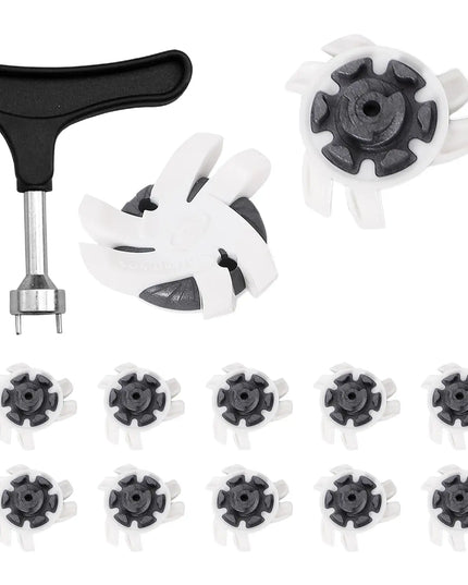 Golf Shoe Spikes Anti Slip Golf Shoe Cleat Stinger Screw Replacement Thread Spikes Cleats For Golf Boots Golf Shoe Accessories