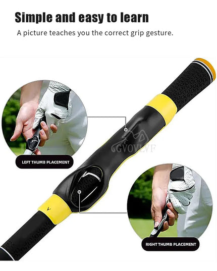 1pc Golf Club Training Grip Golf Training Aid Posture Correction Practice Alignment Posture Correction Practice Alignment