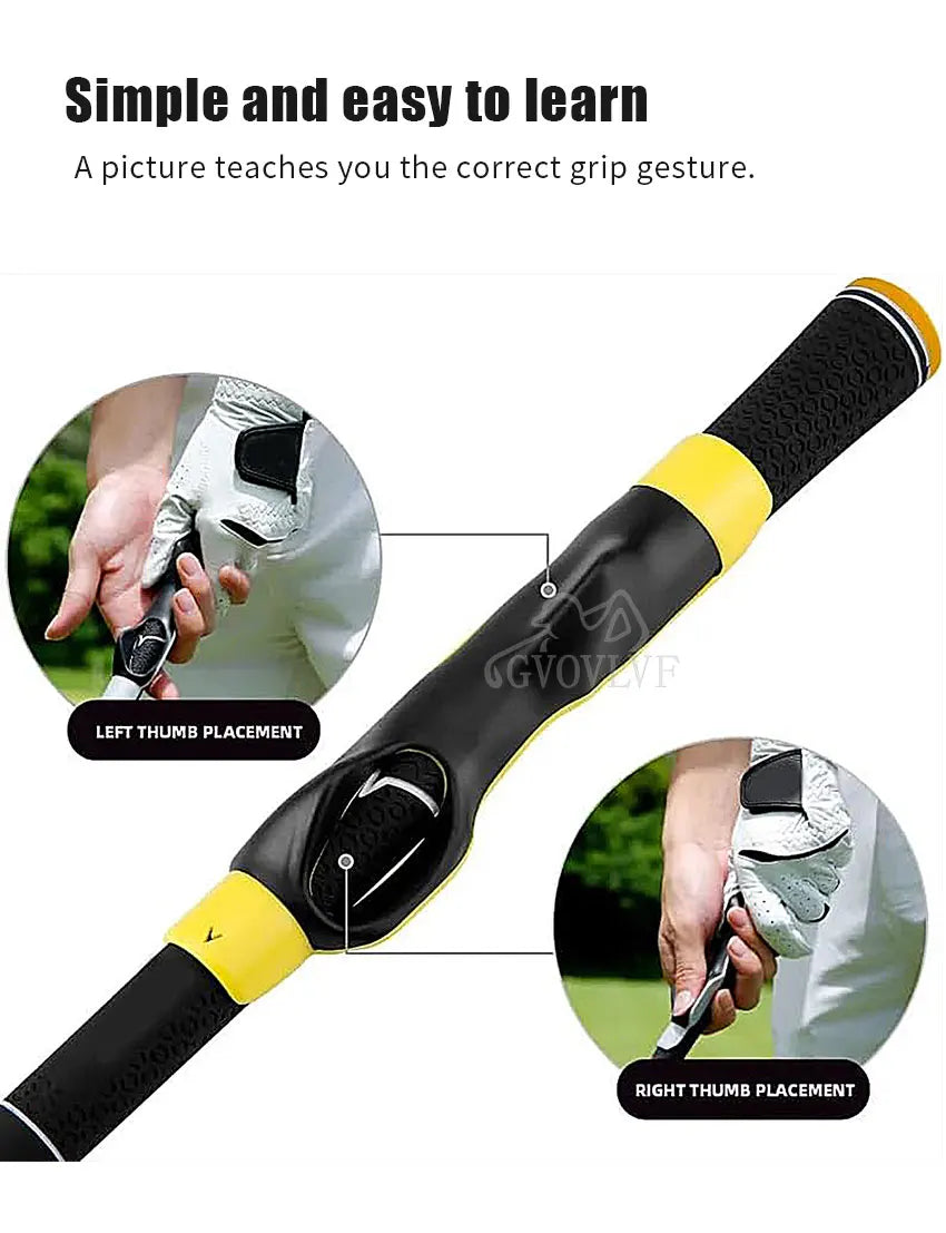 1pc Golf Club Training Grip Golf Training Aid Posture Correction Practice Alignment Posture Correction Practice Alignment