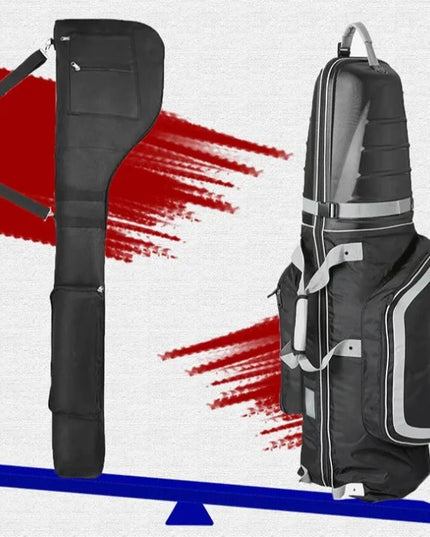 Foldable Golf Clubs Bag Beginner Practice Golf Gun Bag Oxford Cloth Portable Club Storage Bags Professional Sports Accessories