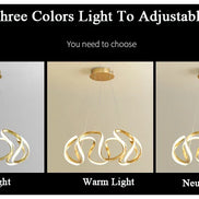 Modern Stylish Lustre LED Chandelier Art Design Pendant Light Living Kitchen Ceiling Lamps Home Room Decoration Lighting Fixture