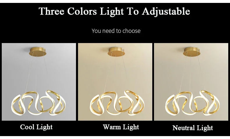 Modern Stylish Lustre LED Chandelier Art Design Pendant Light Living Kitchen Ceiling Lamps Home Room Decoration Lighting Fixture