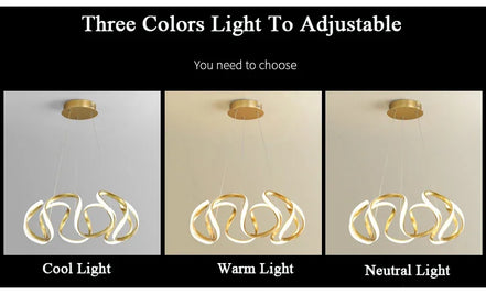 Modern Stylish Lustre LED Chandelier Art Design Pendant Light Living Kitchen Ceiling Lamps Home Room Decoration Lighting Fixture