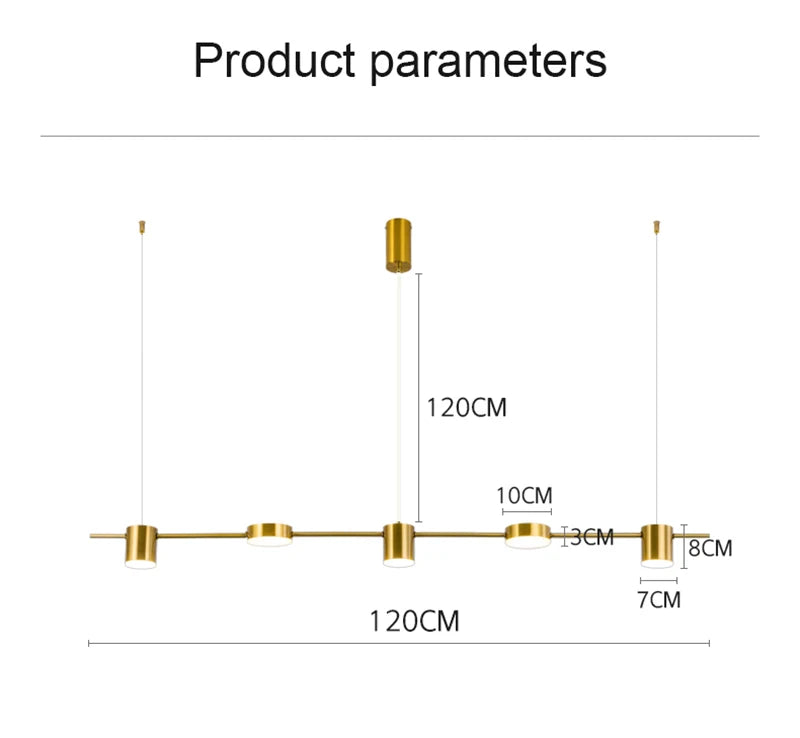 Modern LED Ceiling Chandelier Indoor Lighting Dining Table Chandelier Pendant Hanging Light Living Room Decoration Kitchen Lamp