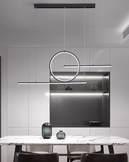 Modern LED Ceiling Chandelier Dining Table Indoor Lighting Chandeliers Kitchen Pendant Light Living Room Decoration Hanging Lamp