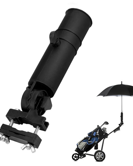 Golf Trolley Umbrella Holder Umbrellas Stand Black for Golf Cart Handles