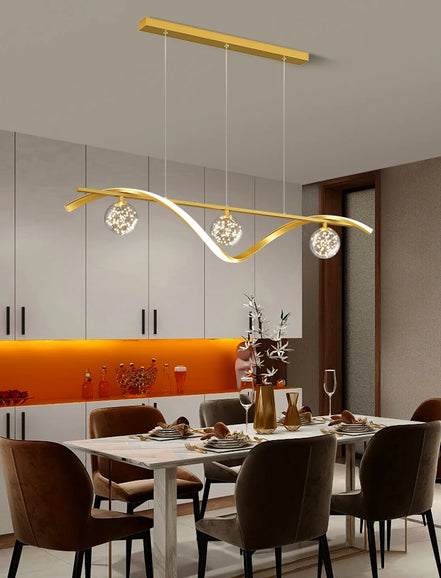 New Modern Led Chandelier For Living Room Dining Room Kitchen Ceiling Pendant Lights Nordic Minimalist Dining Tables Lamps