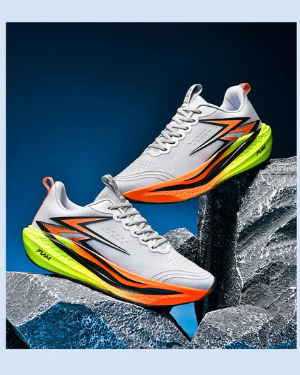 Running Shoes Speciality Marathon Men Sports Breathable Lightweight Carbon Board Women's Comfortable Athletic Nonskid Sneakers