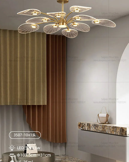Modern LED Chandelier Suitable For Villa Living Room Ceiling Lights Art Bedrooms Kitchens Home Decoration Lamp Indoor Lighting