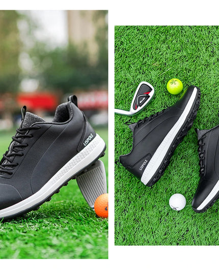 2025 Comfortable Golf Shoes Men Big Size 39-48 Professional Golf Spikeless Sneakers Non-Slip Waterproof Golfer Walking Footwear