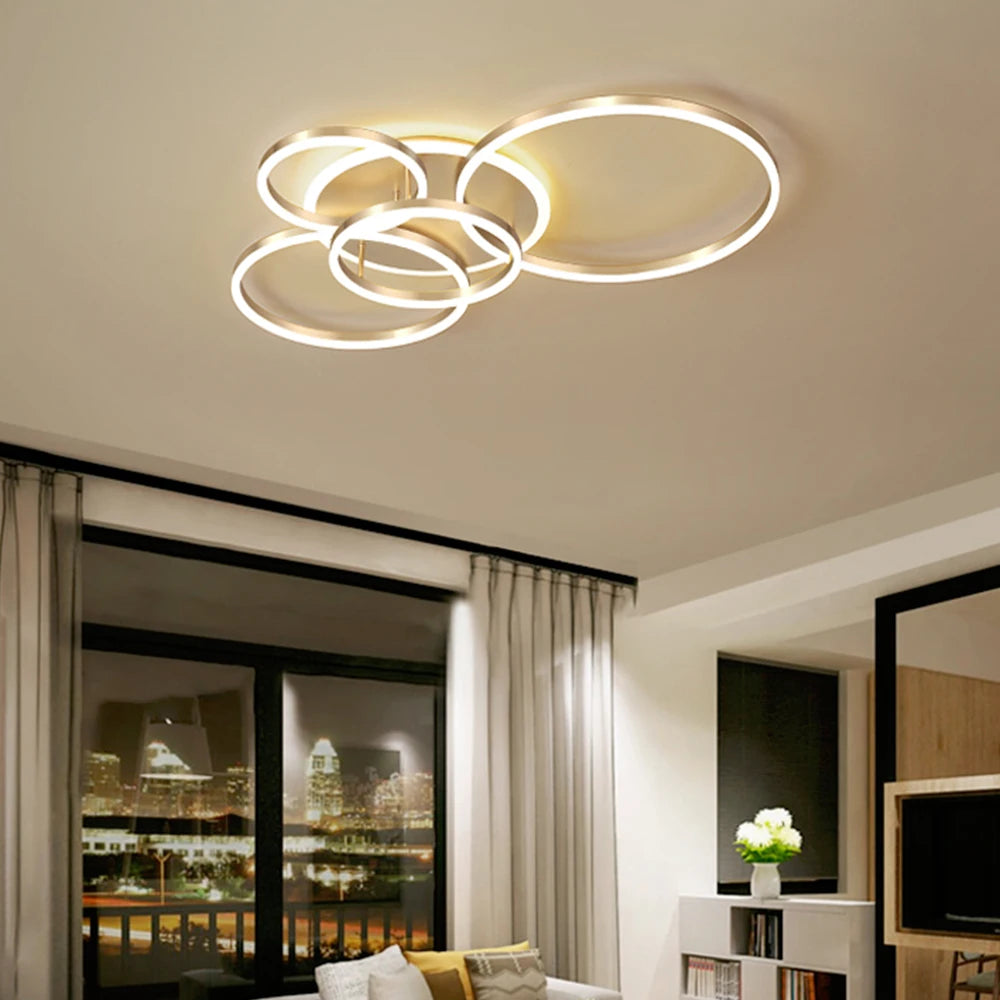 Modern LED Ceiling Chandelier Lighting For Home Living Study Room Bedroom Dimmable Ceiling lamp Indoor Lighting decoration Lamps