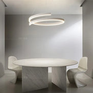 Modern LED spiral chandelier is suitable for living room dining room bedroom study villa home decoration lighting room decoratio