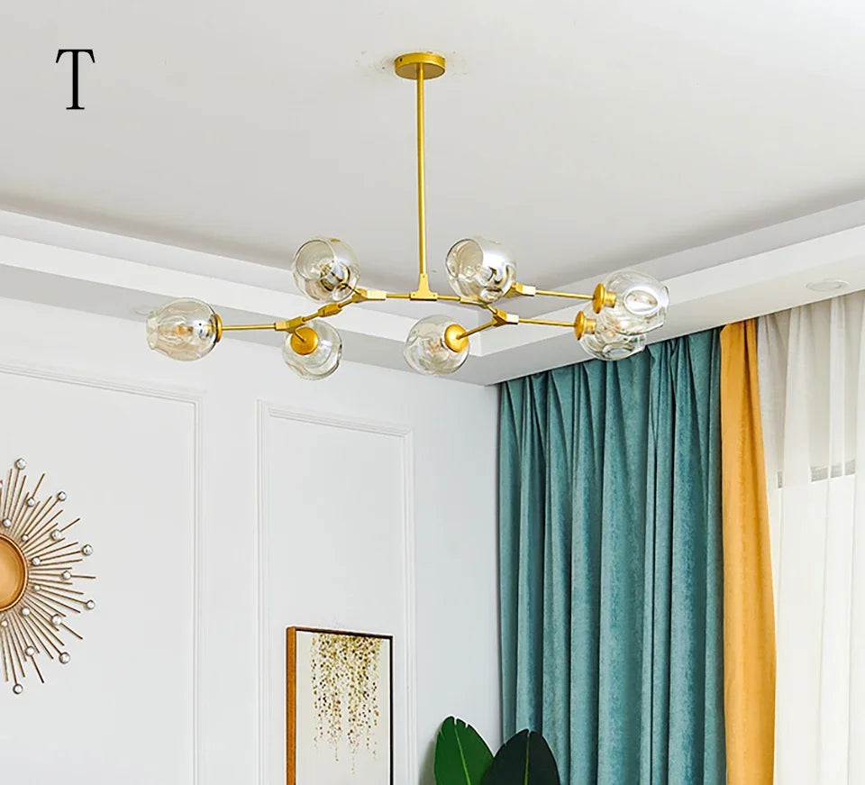 Modern LED Chandelier Lighting for Dining Living Room Decoration Lights Nordic Chandeliers Indoor Lighting Hanging Light Fixture