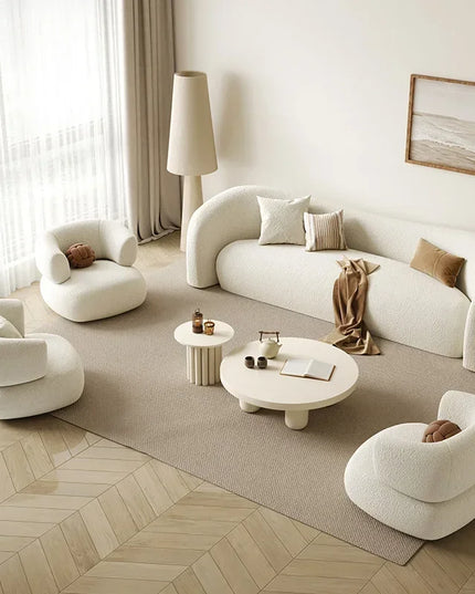 nordic living room Sofas minimalist lazy luxury europe Sofas family white salas y sofas muebles elegantes modernos Furniture